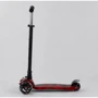 Самокат MAXI "Best Scooter" 4 колеса PU, СВЕТ, трубка руля алюминиевая Black/Red (102018): Максимальная допустимая нагрузка, кг 60