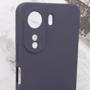 Аксессуар для смартфона Lakshmi Premium Silicone Case with Logo Full Camera Dark Gray for Xiaomi Redmi 13C / Poco C65: Пленка в комплекте нет