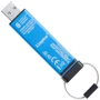 USB-флешка Kingston 64GB DataTraveler 2000 Keypad Access USB 3.1 Blue (DT2000/64GB): Максимальная скорость чтения, МБ/с 135