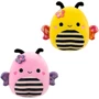 Мягкая игрушка Squishmallows Друзья Шмели 19 см 2 шт (SQVA00843)