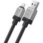Кабель Baseus USB Cable to Lightning CoolPlay Series Fast Charging 2.4A 2m Black (CAKW000501): Тип USB Cable - Lightning
