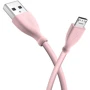 Кабель T-PHOX USB Cable to microUSB Kitty 1m Pink (T-M817 Pink): Тип USB Cable - microUSB