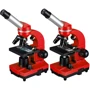 Микроскоп Bresser Junior Biolux SEL 40x-1600x Red с набором для опытов и адаптером для смартфона (8855600E8G000): Особенности С подсветкой, Питание от батареек