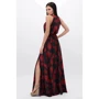 Сарафан FashionUp SRF-1814B-46 46 черный повседневный длинный макси: Состав Полиэстер, Шелк, Эластан