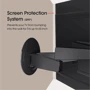 Кронштейн для ТВ Vogels TVM 7655 DesignMount Black: Мин/макс. расстояние от стены 77 мм/715 мм