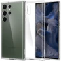 Аксессуар для смартфона Spigen Ultra Hybrid Crystal Clear (ACS05617) for Samsung S918 Galaxy S23 Ultra: Материал TPU (термополиуретан) и поликарбонат