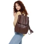 Жіночий рюкзак Sambag Loft LZN коричневий (22400020): Стать Женский