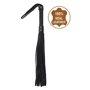 Флоггер из натуральной кожи Flirty Hard Leather - Black, BG-00002