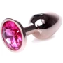 Анальная пробка с кристаллом BOSS of TOYS Boss Series - Jewellery Red Gold PLUG Pink S, BS6400107
