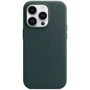Чехол для iPhone Apple for iPhone 14 Pro Leather Case with MagSafe Forest Green (MPPH3) : Материалы кожа