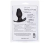 Силиконовая анальная пробка CalExotics Silicone Perfect Plug, 9х4,5 см