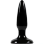 Анальная пробка Pleasure Plug Mini, 8.5x2.2 см, черный