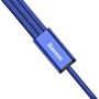 Кабель Baseus USB Cable to Lightning/microUSB/USB-C Rapid 1.2m Blue (CAMLT-SU13) фото 5