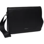 Чоловіча сумка почтальонка Giorgio Ferretti чорна (0149d15-black): Матеріал Натуральна шкіра