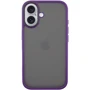 Чохол для iPhone Mobile Case TPU+PC Metal Buttons Dark Purple for iPhone 16