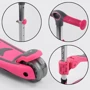 Самокат Best Scooter розовый (Т-05165): Конструкция рамы складная