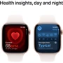 Apple Watch Series 10 42mm GPS + Cellular Rose Gold Aluminium Case with Light Blush Sport Band - S/M (MWX93)