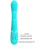 Вибратор 3в1 LYBAILE Pretty Love Shonia Turquoise (BW-500041-1)