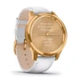 Смарт-часы Garmin Vivomove Luxe 24K Gold PVD Stainless Steel Case with White Italian Leather Band (010-02241-08): Производитель Garmin