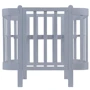 Кровать-люлька IngVart Nika 5 в 1 60 см серая (317040): Колеса Нет