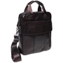 Мужская сумка через плечо Borsa Leather коричневая (K18863-brown): Материал Натуральная кожа