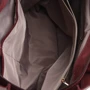 Женская сумка шоппер Ricco Grande бордовая (1L926-burgundy): Материал Натуральная кожа