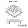 Варильна поверхня газова Minola MGM 614244 IV фото 6