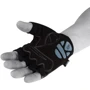 Велоперчатка PowerPlay 5024 Black/Yellow M (5024D_M_Yellow): Пальцы Короткие