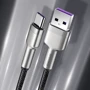 Кабель Baseus USB Cable to USB-C Cafule Metal 40W 1m Green (CATJK-A06): Тип USB Cable - USB-C