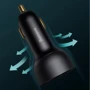 Зарядний пристрій Baseus Car Charger USB+USB-C Superme 100W Black (TZCCZX-01) фото 8