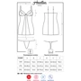 Эротическая сорочка Obsessive Heartina, L/XL