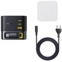 Зарядное устройство Baseus Wall Charger 2xUSB-C+USB GaN Retractable-C 100W Black (P10164001123-00): Количество USB-портов 3