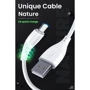 Кабель T-PHOX USB Cable to Lightning Nature 3A 1.2m White (T-L830 White) фото 9