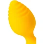 Анальная пробка ToDo Anal Plug Riffle (желтая)
