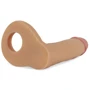 Насадка для двойного проникновения LoveToy The Ultra Soft Double Flesh 5.8"