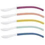 Набор Babymoov Multicolor 5 детских ложек (A102408): Материал силикон