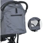 Детская прогулочная коляска Bambi M 5727 Flash Gray Серая (M 5727 Gray): Материал колес EVA