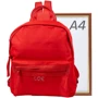 Женский рюкзак Valiria Fashion красный (DETAM009-1): Фактура Матовая, Тканая