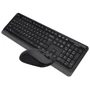 Комплект бездротовий A4Tech Fstyler FG1012S Wireless Black: інтерфейс підключення Wireless (радио интерфейс)
