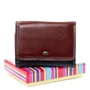Женский кошелек Dr. Bond Rainbow бордовый (WRS-15 date-red)
