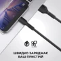 Кабель ArmorStandart USB Cable to USB-C 2.4A 1m Black (ARM60006) фото 4