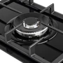 Варочная поверхность газовая Perfelli HGG 31404 BL: Рабочая поверхность стекло (закаленное)