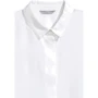Блуза H&M 3087524 42 белая с длинным рукавом: Сезон Демисезон