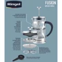 Френч-пресс RINGEL Fusion 1 л (RG-7326-1000): Материал Стекло, Сталь, Пластик