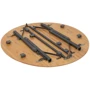 Стол для кемпинга Bo-Camp Poundbury Round 90x90 cm Brown (1404656) фото 6