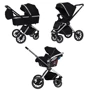 Универсальная коляска 3 в 1 Carrello Optima CRL-6504 Leather Black