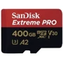 Карта пам'яті SanDisk 400GB microSDXC Class 10 UHS-I V30 U3 A2 Extreme Pro + adapter (SDSQXCZ-400G-GN6MA)