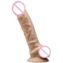Фаллоимитатор с вибрацией Silexd Premium Silicone Dildo Model 1 Size 8" + LRS