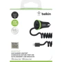Зарядное устройство Belkin USB Car Charger BoostUp USB 3.4A with Lightning Cable Black (F8J154bt04-BLK): Кабель в комплекте Lightning