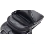 Чоловіча сумка-слінг Borsa Leather чорна (1ta1003m-black): Фактура матова, Зерниста